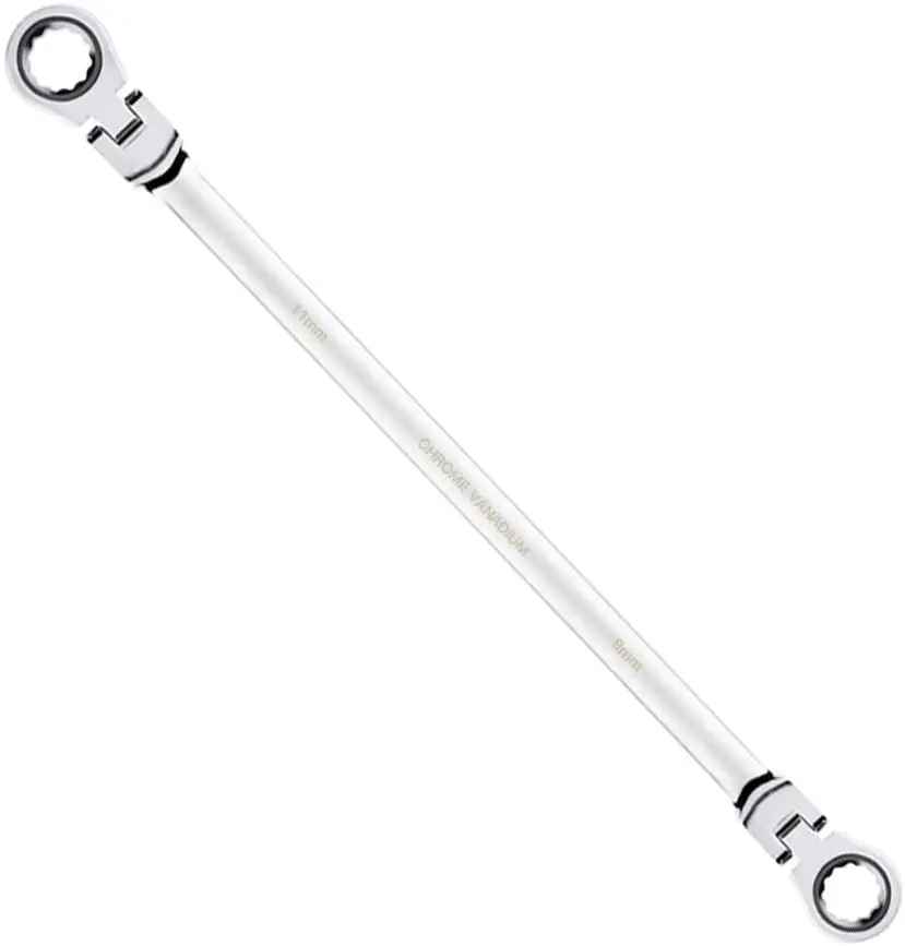 Гаечные ключи, ручной инструмент с двойной головкой, из хромованадиевой стали, очень длинный, метрический дизайн 
Гаечные ключи, ручной инструмент с двойной головкой, из хромованадиевой стали, очень длинный, метрический дизайн