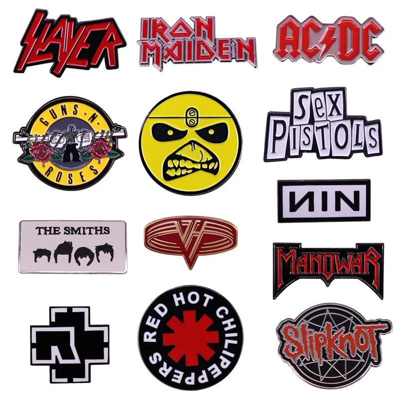 Classic Pop Band Logo Badge Creative Metal Enamel Pin Rap Rock Band Brooch Hoodie Backpack Hat Decorative Accessories Fans Gift
Classic Pop Band Logo Badge Creative Metal Enamel Pin Rap Rock Band Brooch Hoodie Backpack Hat Decorative Accessories Fans Gift