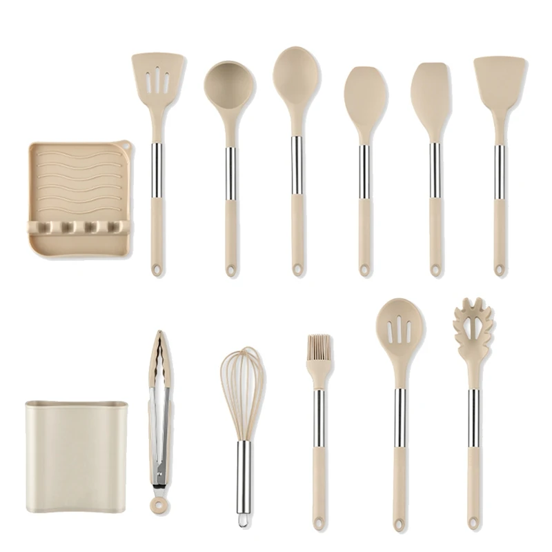 Hot-Silicone Kitchen Cookware Kitchenware Non-Stick Egg Beaters Cooking Tool Spatula Utensils Set
Hot-Silicone Kitchen Cookware Kitchenware Non-Stick Egg Beaters Cooking Tool Spatula Utensils Set