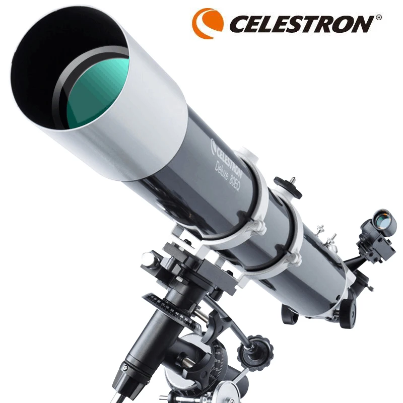 Celestron 80EQ Профессиональный астрономический телескоп 675X HD увеличение с красной точкой видоискатель и eq2 немецкое экваториальное крепление
Celestron 80EQ Профессиональный астрономический телескоп 675X HD увеличение с красной точкой видоискатель и eq2 немецкое экваториальное крепление
