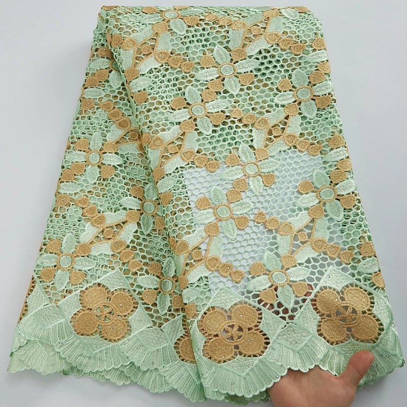 Multicolor Nigerian Water Soluble Lace Fabric 2022 High Quality 5Yards African Guipure Cord Lace Fabric For Party Dress Y2932
Multicolor Nigerian Water Soluble Lace Fabric 2022 High Quality 5Yards African Guipure Cord Lace Fabric For Party Dress Y2932