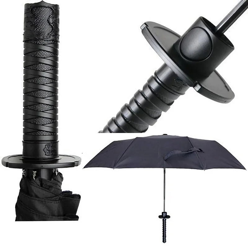 Creative Automatic Shine and Rain Umbrella Divine Rapier Japanese Katana Samurai Knife Sword Gun Long-handled Handle Men Gift
Creative Automatic Shine and Rain Umbrella Divine Rapier Japanese Katana Samurai Knife Sword Gun Long-handled Handle Men Gift