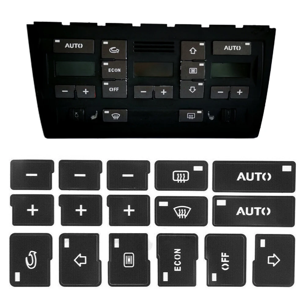 Car Air Condition Radio Control Button Repair Stickers AC Climate Button Restoration Decals For A4 B6 B7 2000-2008
Car Air Condition Radio Control Button Repair Stickers AC Climate Button Restoration Decals For A4 B6 B7 2000-2008