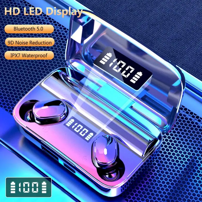 A9 TWS Wireless Bluetooth 5.0 Earphones Mini Earbuds Sport Handsfree Headset With Charging Box
A9 TWS Wireless Bluetooth 5.0 Earphones Mini Earbuds Sport Handsfree Headset With Charging Box