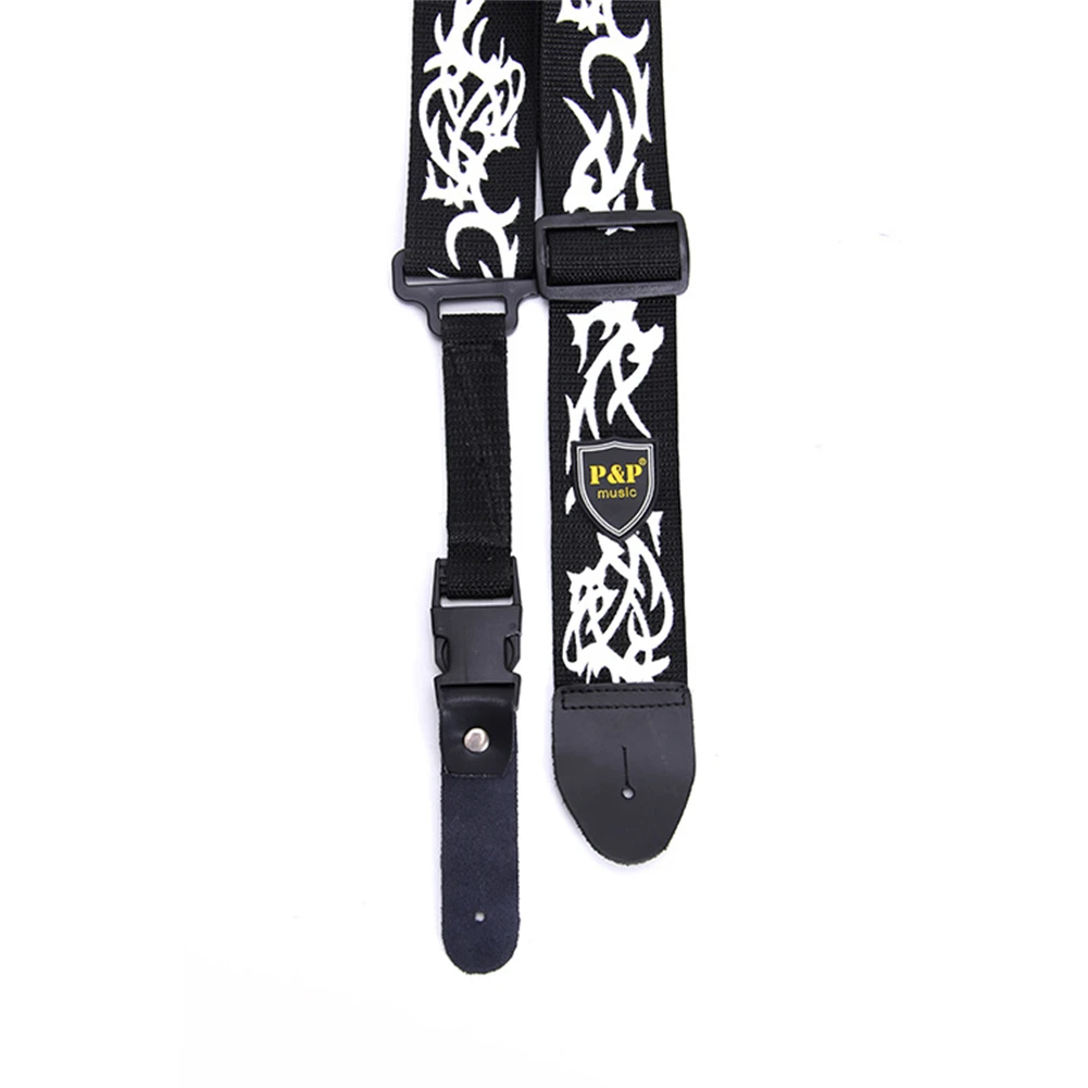 Acoustic Electric Bass Guitar Strap Adjustable Nylon Widen Belt Leather End Widen Thicken Printed Unique Pattern Folk-custom
Acoustic Electric Bass Guitar Strap Adjustable Nylon Widen Belt Leather End Widen Thicken Printed Unique Pattern Folk-custom