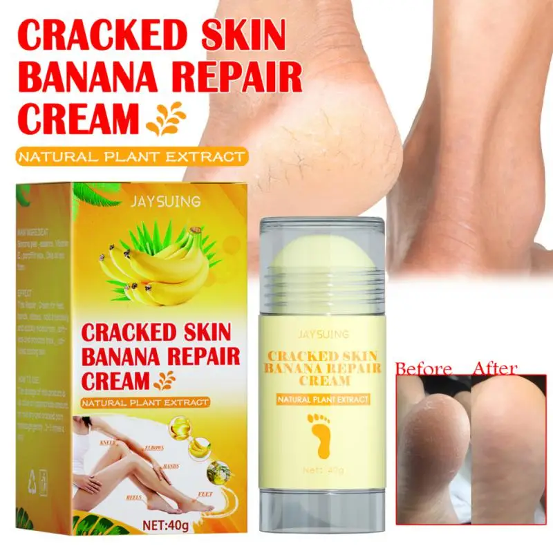 Banana Oil Foot Cream Anti Crack Dryness Heel Cracked Repair Cream Removal Callus Dead Skin Soothes Mositurizing Hand Feet Care
Banana Oil Foot Cream Anti Crack Dryness Heel Cracked Repair Cream Removal Callus Dead Skin Soothes Mositurizing Hand Feet Care