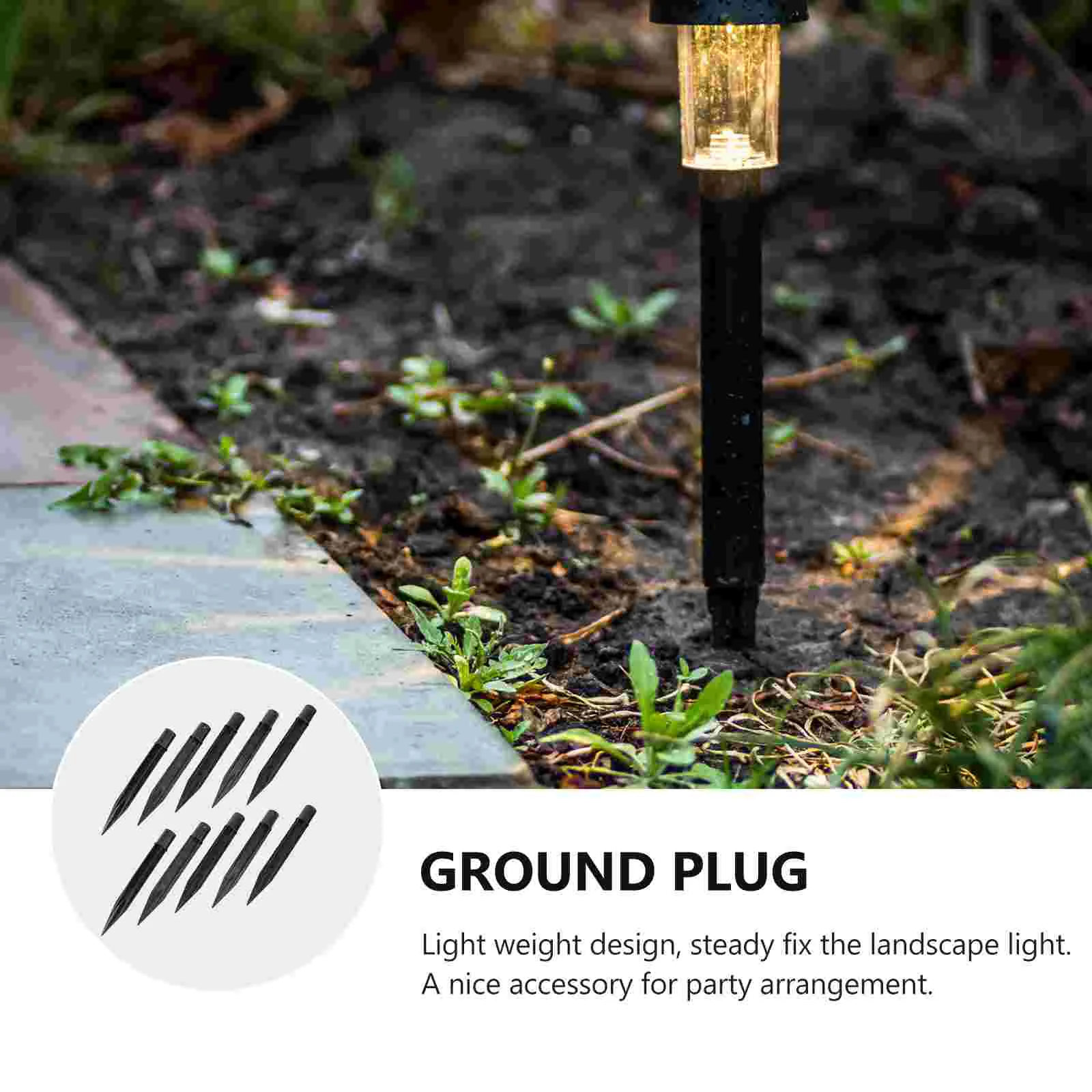 Ground Spike Lawn Lamp Ground Plug Path Light Replacement Plastic Stakes Landscape Lighting
Ground Spike Lawn Lamp Ground Plug Path Light Replacement Plastic Stakes Landscape Lighting
