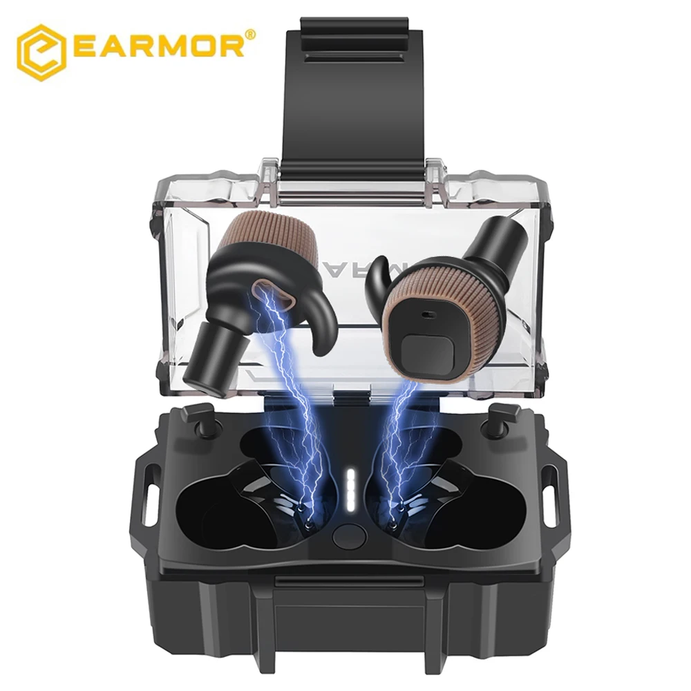 Tactical Earbuds Rechargeable NRR 22dB Noise Reduction Earplugs Electronic Hearing Protection Earmuff for Shooting Hunting
Tactical Earbuds Rechargeable NRR 22dB Noise Reduction Earplugs Electronic Hearing Protection Earmuff for Shooting Hunting