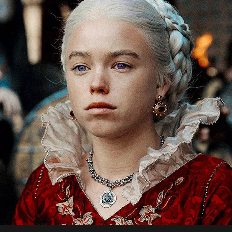 New American Movie Princess Rhaenyra Targaryen Red Ruby Necklace Pendant Fashion Jewelry chrismas Gifts
New American Movie Princess Rhaenyra Targaryen Red Ruby Necklace Pendant Fashion Jewelry chrismas Gifts
