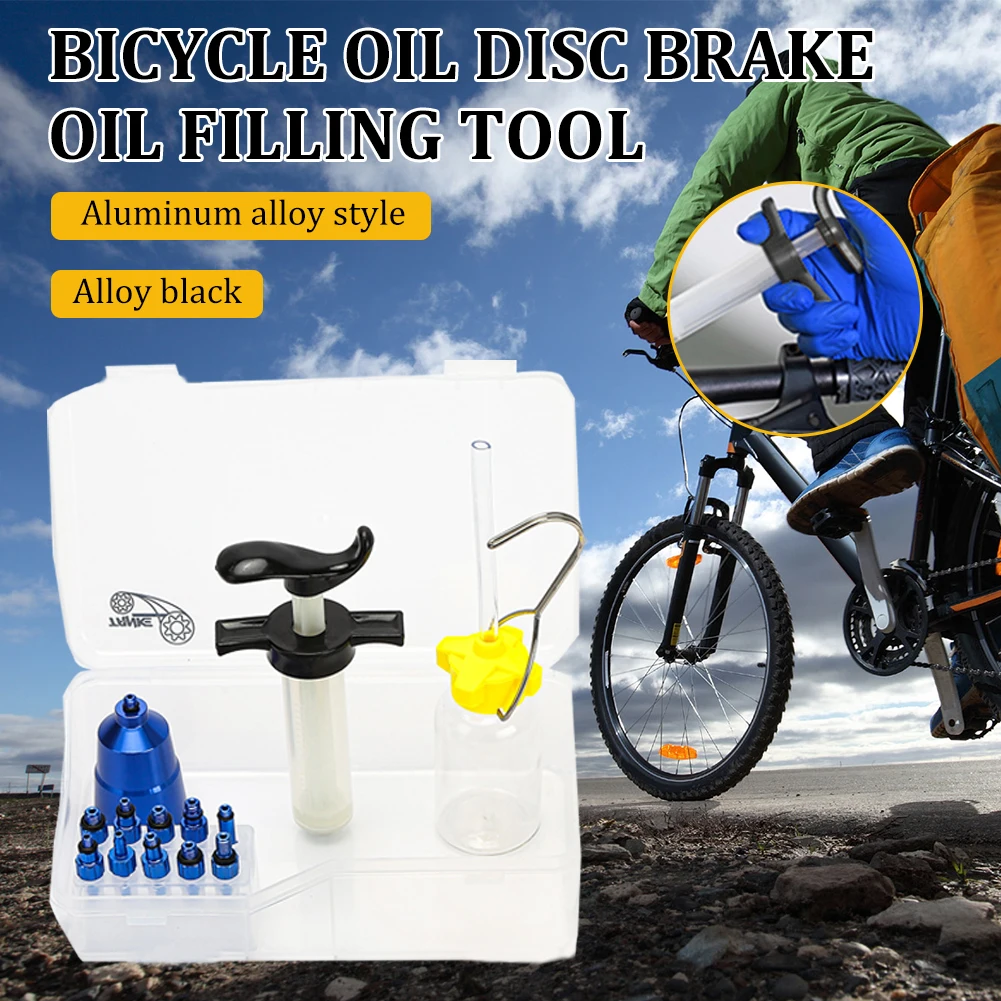 New High Quality MTB Road Bike Brake Repair Tool Bicycle Hydraulic Disc Brake Fluid Drain Kit for SHIMAN SRAM TEKTRO MAGURA
New High Quality MTB Road Bike Brake Repair Tool Bicycle Hydraulic Disc Brake Fluid Drain Kit for SHIMAN SRAM TEKTRO MAGURA