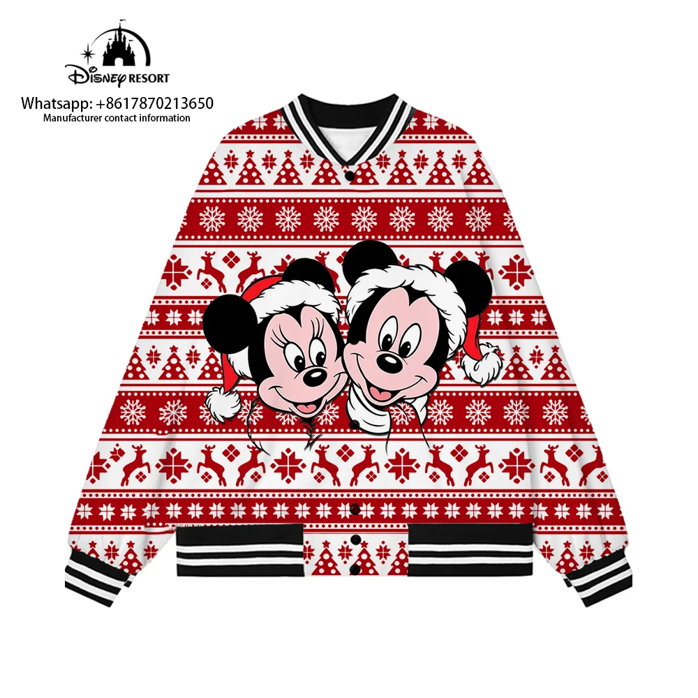 Рождественская Толстовка с капюшоном для маленьких девочек с изображением Микки Мауса, модная куртка-бомбер с Минни Маус, женская одежда с ...
Рождественская Толстовка с капюшоном для маленьких девочек с изображением Микки Мауса, модная куртка-бомбер с Минни Маус, женская одежда с ...