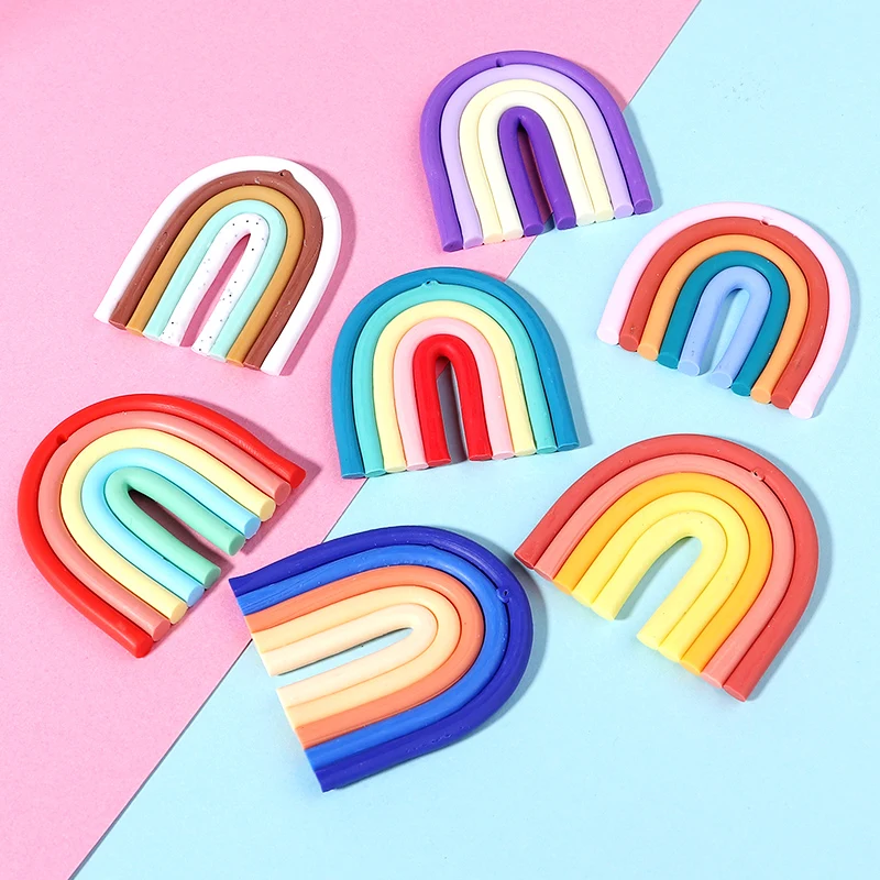 5pcs/Lot 40mm Colorful Soft Clay Rainbow Cabochon Home Cake Phone Case Accessories Scrapbook Jewelry Accessories DIY Keychain
5pcs/Lot 40mm Colorful Soft Clay Rainbow Cabochon Home Cake Phone Case Accessories Scrapbook Jewelry Accessories DIY Keychain