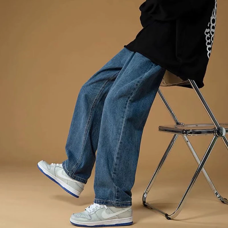Streetwear Jeans Women Summer Straight Men Loose Denim Trousers Neutral Jean Casual Solid Wide Jeans Pants Hip Hop 2022 New Jean
Streetwear Jeans Women Summer Straight Men Loose Denim Trousers Neutral Jean Casual Solid Wide Jeans Pants Hip Hop 2022 New Jean