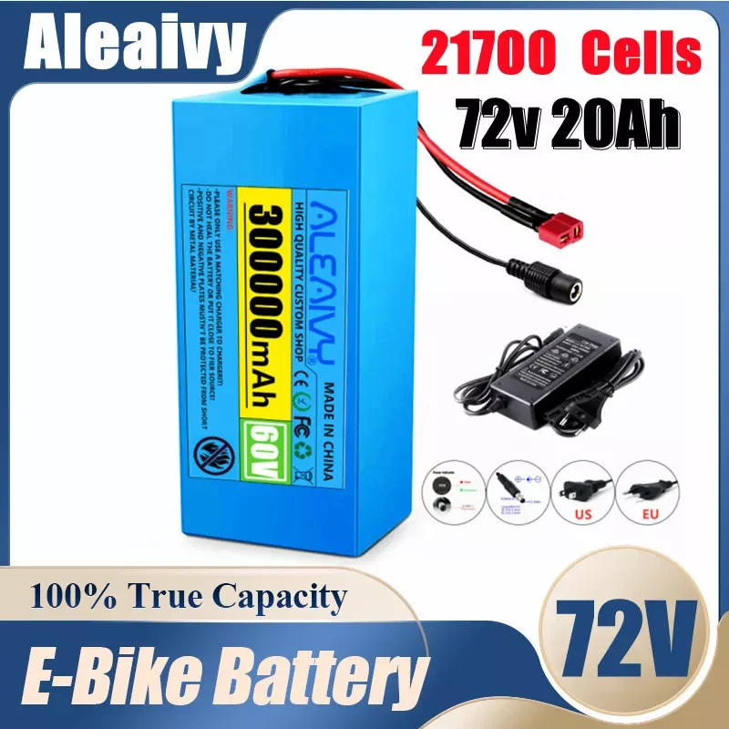 72V 20Ah 25Ah 30Ah 35Ah 40Ah 50Ah Battery Pack 3000W High Power 84V Electric Bike Motor Electric Scooter Ebike Battery with BMS
72V 20Ah 25Ah 30Ah 35Ah 40Ah 50Ah Battery Pack 3000W High Power 84V Electric Bike Motor Electric Scooter Ebike Battery with BMS