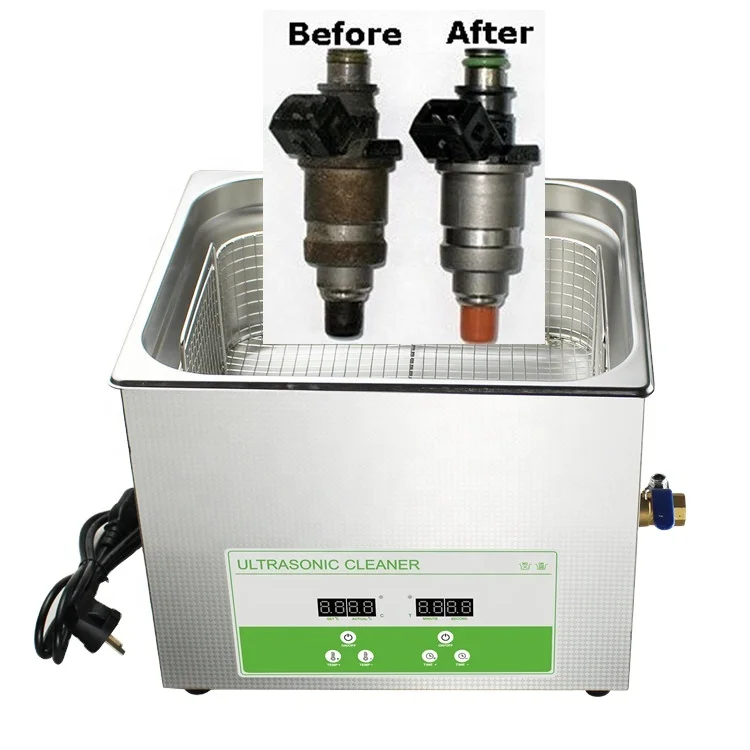 Fuel Injector Ultrasonic Cleaner for ALL Injectors Cleaning 15L 3-5min Fast Cleaning
Fuel Injector Ultrasonic Cleaner for ALL Injectors Cleaning 15L 3-5min Fast Cleaning