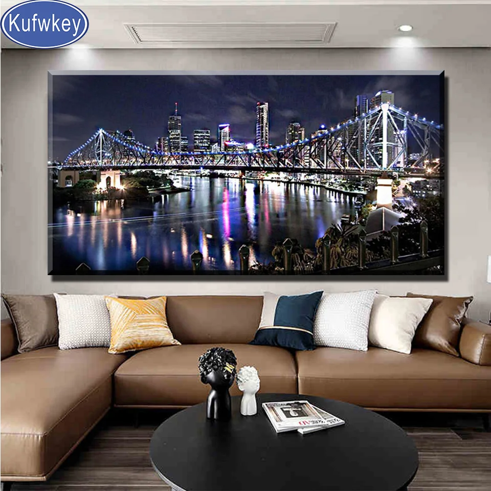 New York Brooklyn Bridge Diamond Painting Full Square Large Diamond Embroidery Mosaic City Night Cross Stitch Kit Wall Sticker
New York Brooklyn Bridge Diamond Painting Full Square Large Diamond Embroidery Mosaic City Night Cross Stitch Kit Wall Sticker