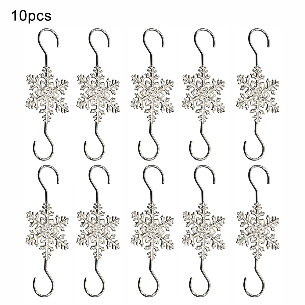 1/10Pcs S Shape For Pendant Hanger Wreath Metal Hooks Christmas Tree Gift Decorations Snowflake Design Xmas Party Supplies
1/10Pcs S Shape For Pendant Hanger Wreath Metal Hooks Christmas Tree Gift Decorations Snowflake Design Xmas Party Supplies