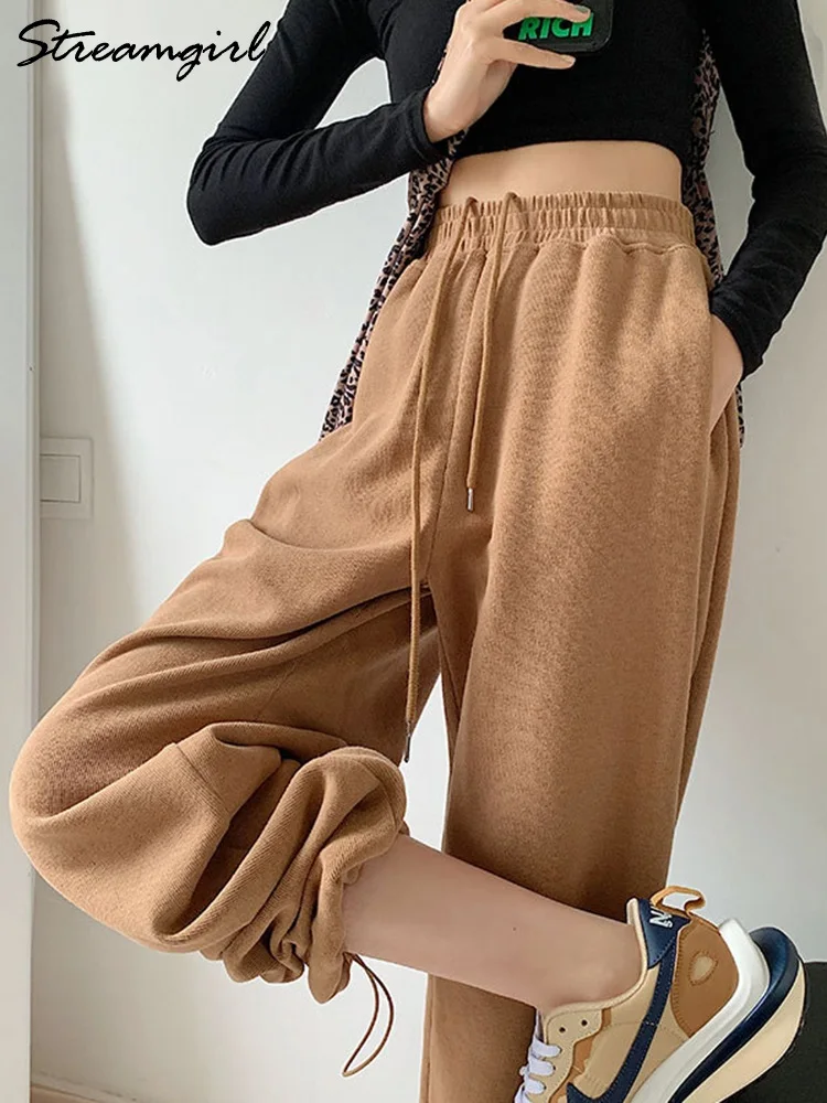 Streamgirl High Waist Loose Pants For Women Sport Trousers Wide Leg Sweatpants Women Joggers Straight Elastic Waist Pants Lady
Streamgirl High Waist Loose Pants For Women Sport Trousers Wide Leg Sweatpants Women Joggers Straight Elastic Waist Pants Lady