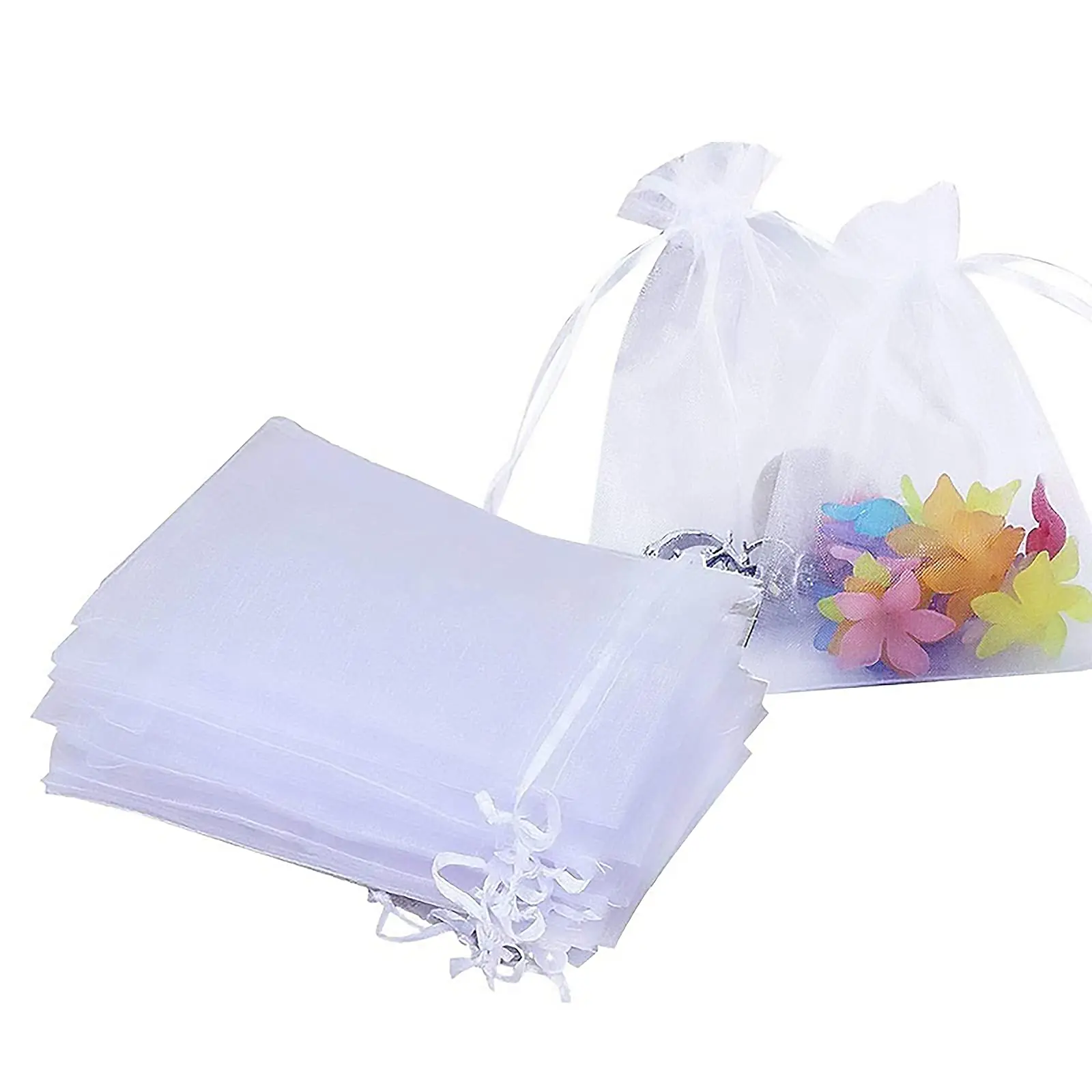 100pcs White Organza Bags with drawstring Candy Jewelry Packaging Bags Christmas Wedding Party Favors Pouches Gift Bag
100pcs White Organza Bags with drawstring Candy Jewelry Packaging Bags Christmas Wedding Party Favors Pouches Gift Bag