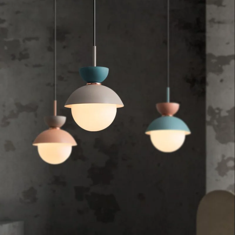 Modern simplicity Small bedside chandelier Nordic creative personality Restaurant Bedroom Macaron Corridor Balcony Bar pendant
Modern simplicity Small bedside chandelier Nordic creative personality Restaurant Bedroom Macaron Corridor Balcony Bar pendant