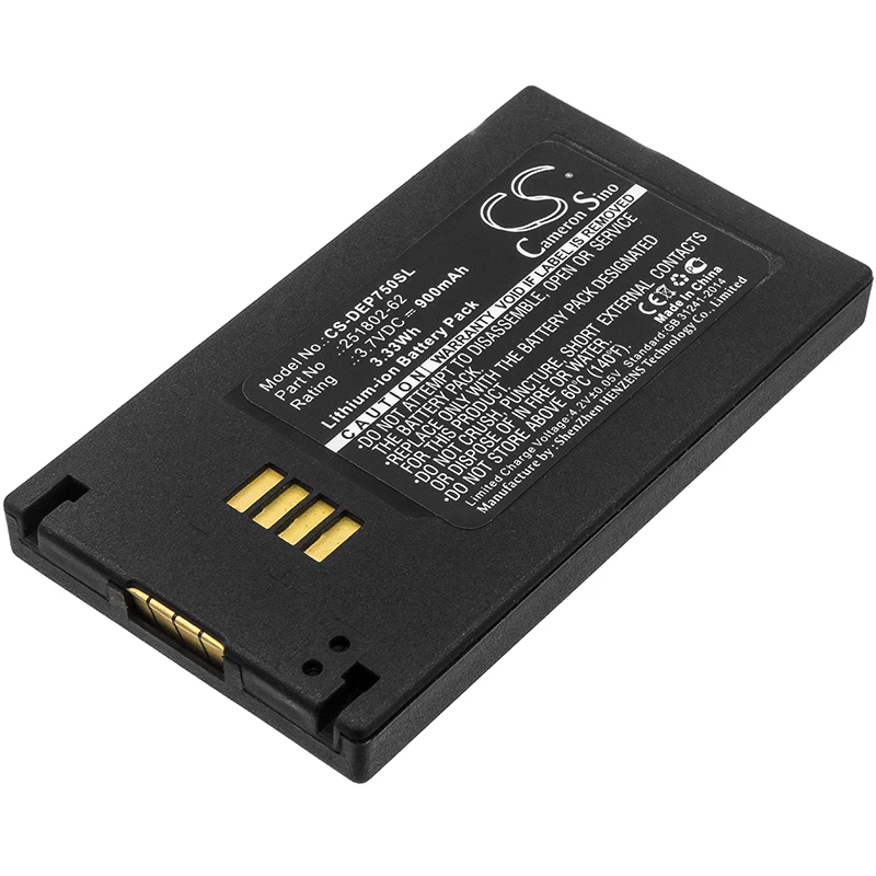 CS 900mAh/3.33Wh battery for Vokkero GUARD FCE001-ST,GUARD FCE02,GUARD FCE03,GUARD FCE04,GUARD FCE05,GUARD FCE06
CS 900mAh/3.33Wh battery for Vokkero GUARD FCE001-ST,GUARD FCE02,GUARD FCE03,GUARD FCE04,GUARD FCE05,GUARD FCE06
