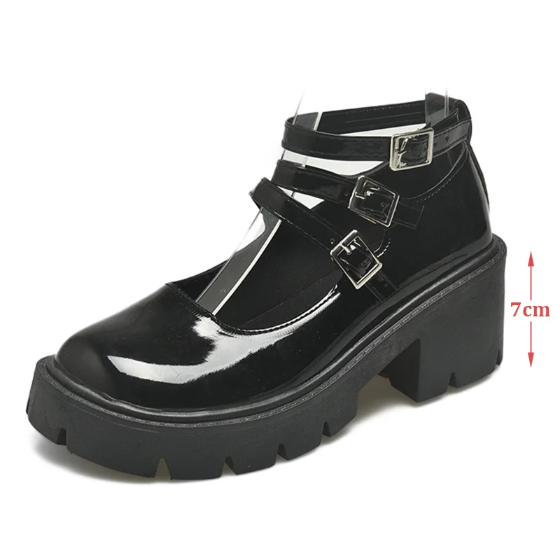 Lolita Shoes Women Japanese Style Mary Jane Shoes Platform Shoes Vintage High Heel College Student Shoes Uniform Cosplay Shoes
Lolita Shoes Women Japanese Style Mary Jane Shoes Platform Shoes Vintage High Heel College Student Shoes Uniform Cosplay Shoes