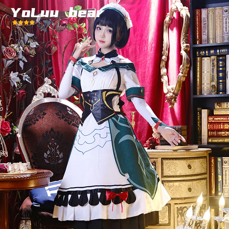 YoLuu bear 4-star Игровые костюмы для косплея Genshin Impact Katheryne, полный комплект одежды для ролевых игр для администратора гильдии приключений
YoLuu bear 4-star Игровые костюмы для косплея Genshin Impact Katheryne, полный комплект одежды для ролевых игр для администратора гильдии приключений