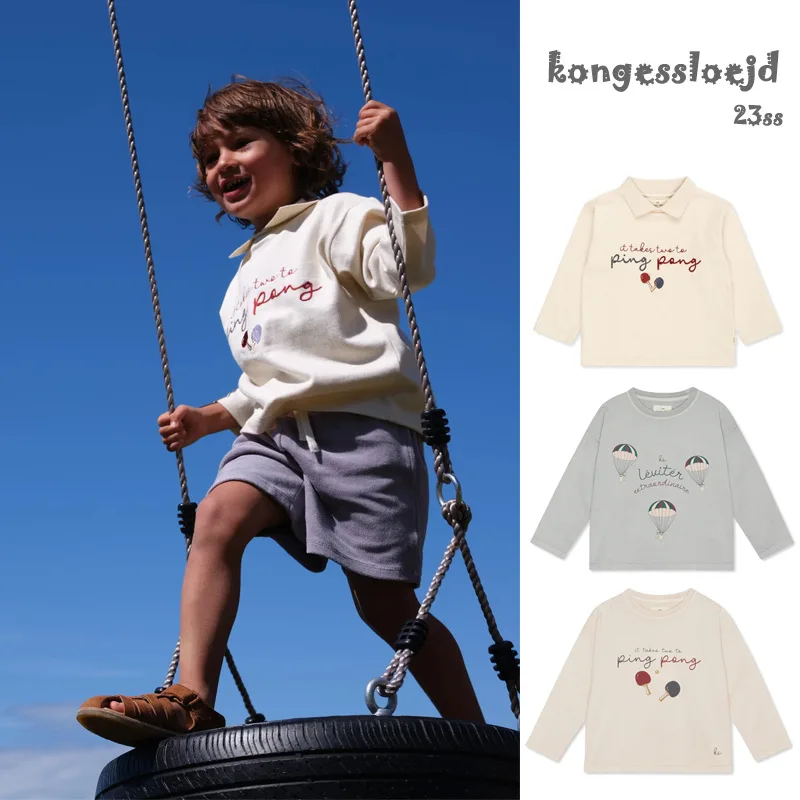 Jenny&Dave Stock 23 Spring/Summer New Table Tennis Embroidered Polo Neck T-shirt Parachute Long Sleeve Children's Clothing
Jenny&Dave Stock 23 Spring/Summer New Table Tennis Embroidered Polo Neck T-shirt Parachute Long Sleeve Children's Clothing