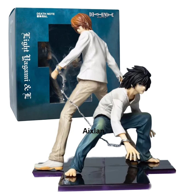24cm Death Note Anime Figure Light Yagami L PVC Action Figure 1160# Yagami Light 1200# L Lawliet Figurine Model Doll Toy
24cm Death Note Anime Figure Light Yagami L PVC Action Figure 1160# Yagami Light 1200# L Lawliet Figurine Model Doll Toy
