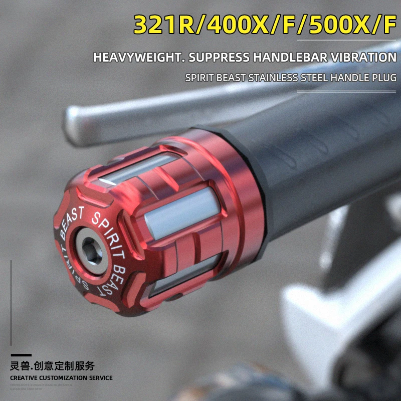 Motorcycle handle plug grip balance terminal Anti Vibration Plug Handlebar Grips Cap For Colove 321R ZF400X ZF400F ZF500X ZF500F
Motorcycle handle plug grip balance terminal Anti Vibration Plug Handlebar Grips Cap For Colove 321R ZF400X ZF400F ZF500X ZF500F
