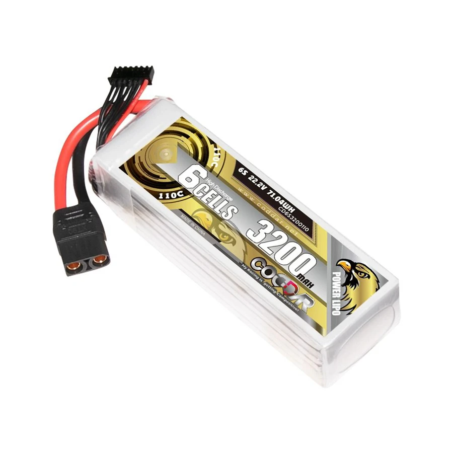 CD2S-6S3300110 3200MAH 110C 3S 4S 6S Model Airplane Fixed Wing RC Rechargeable Lithium Battery Pack
CD2S-6S3300110 3200MAH 110C 3S 4S 6S Model Airplane Fixed Wing RC Rechargeable Lithium Battery Pack
