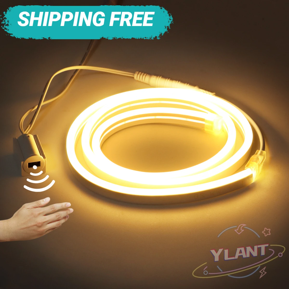 Hand Sweep Switch Neon LED Strip 12V PIR Motion Sensor SMD 2835 120LEDs/M Flexible Rope Tube Neon Light Waterproof DIY Backlight
Hand Sweep Switch Neon LED Strip 12V PIR Motion Sensor SMD 2835 120LEDs/M Flexible Rope Tube Neon Light Waterproof DIY Backlight