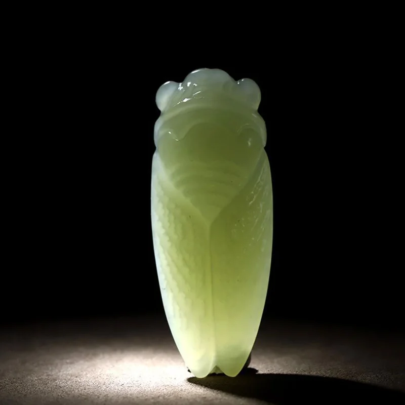 White Hotan Jade Cicada Pendant Genuine Natural Hetian Nephrite Jade Stone Hand Carved Fine Jewelry for Women and Men
White Hotan Jade Cicada Pendant Genuine Natural Hetian Nephrite Jade Stone Hand Carved Fine Jewelry for Women and Men