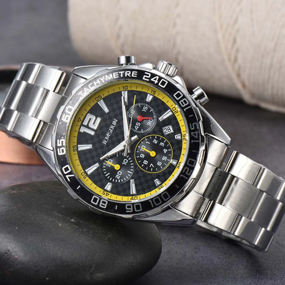 New Luxury Brand Watches For Men Classic Racing Car Style Chronograph Steel Quartz Watch Business Automatic Date Sport AAA Clock
New Luxury Brand Watches For Men Classic Racing Car Style Chronograph Steel Quartz Watch Business Automatic Date Sport AAA Clock