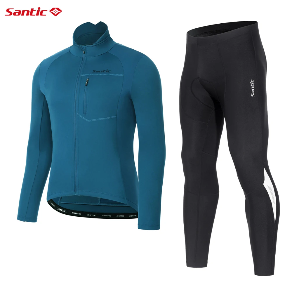Santic Cycling Suit Men's Winter Fleece MTB Bike Bicycle Windproof Thermal Jackets Fleece Trousers Comfortable High Stretch Sui
Santic Cycling Suit Men's Winter Fleece MTB Bike Bicycle Windproof Thermal Jackets Fleece Trousers Comfortable High Stretch Sui