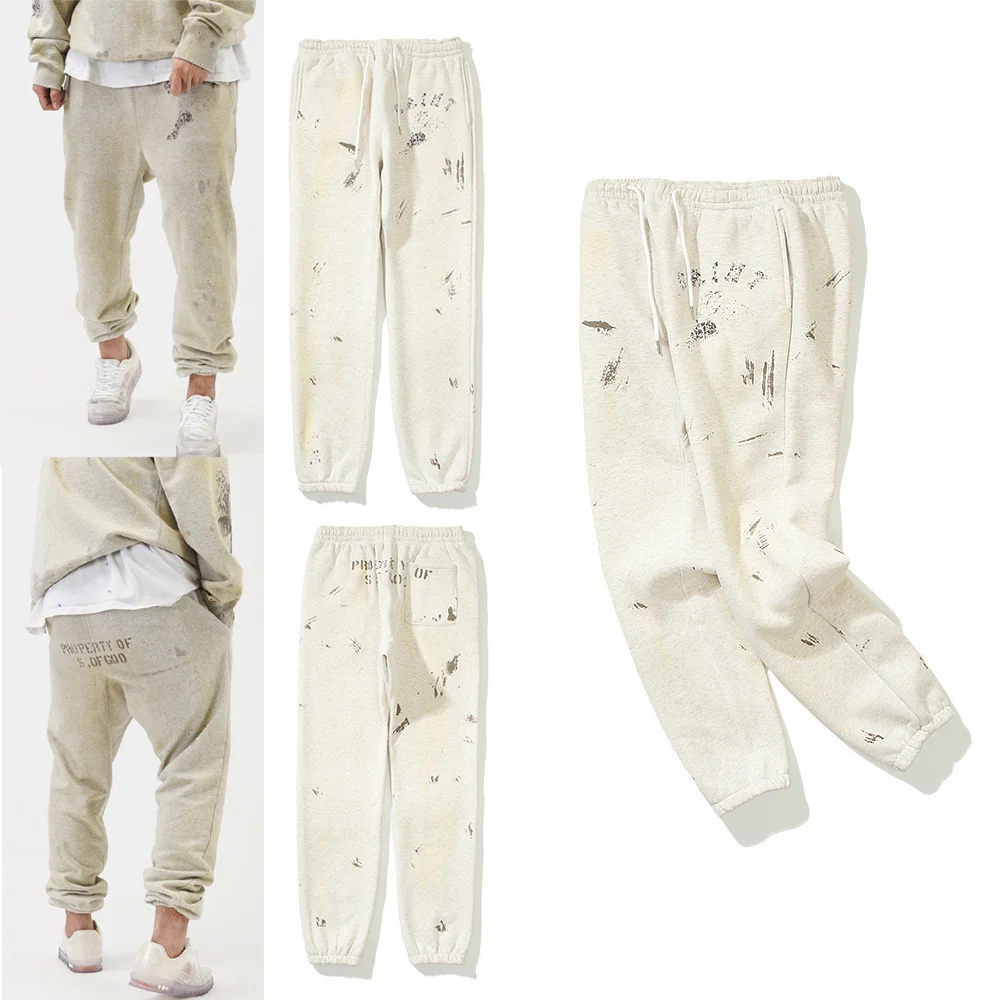 Kanye West high street new loose tide brand sweatpants male legging letters do old velvet pants female casual pants
Kanye West high street new loose tide brand sweatpants male legging letters do old velvet pants female casual pants