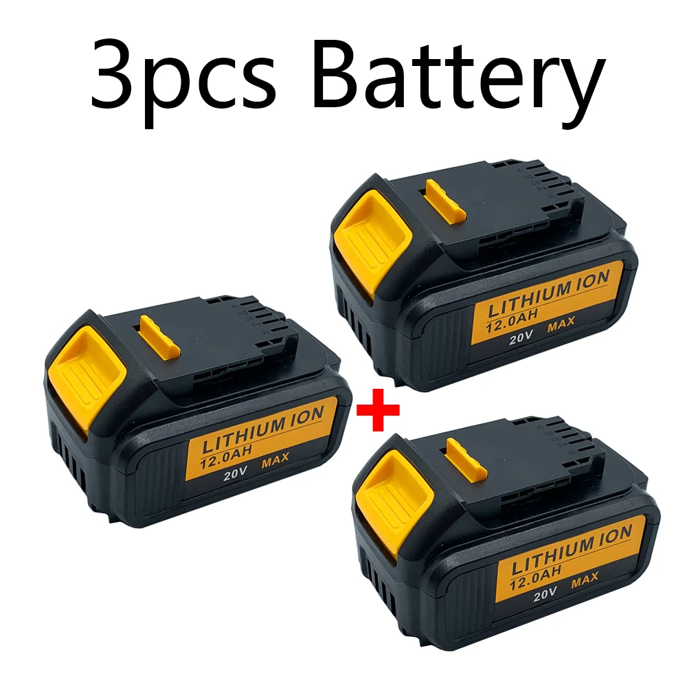 Genuine 20V 12Ah DCB200 DCB180 Replacement Li-ion Battery for DeWalt 18v/20vMAX XR power tool lithium Batteries
Genuine 20V 12Ah DCB200 DCB180 Replacement Li-ion Battery for DeWalt 18v/20vMAX XR power tool lithium Batteries