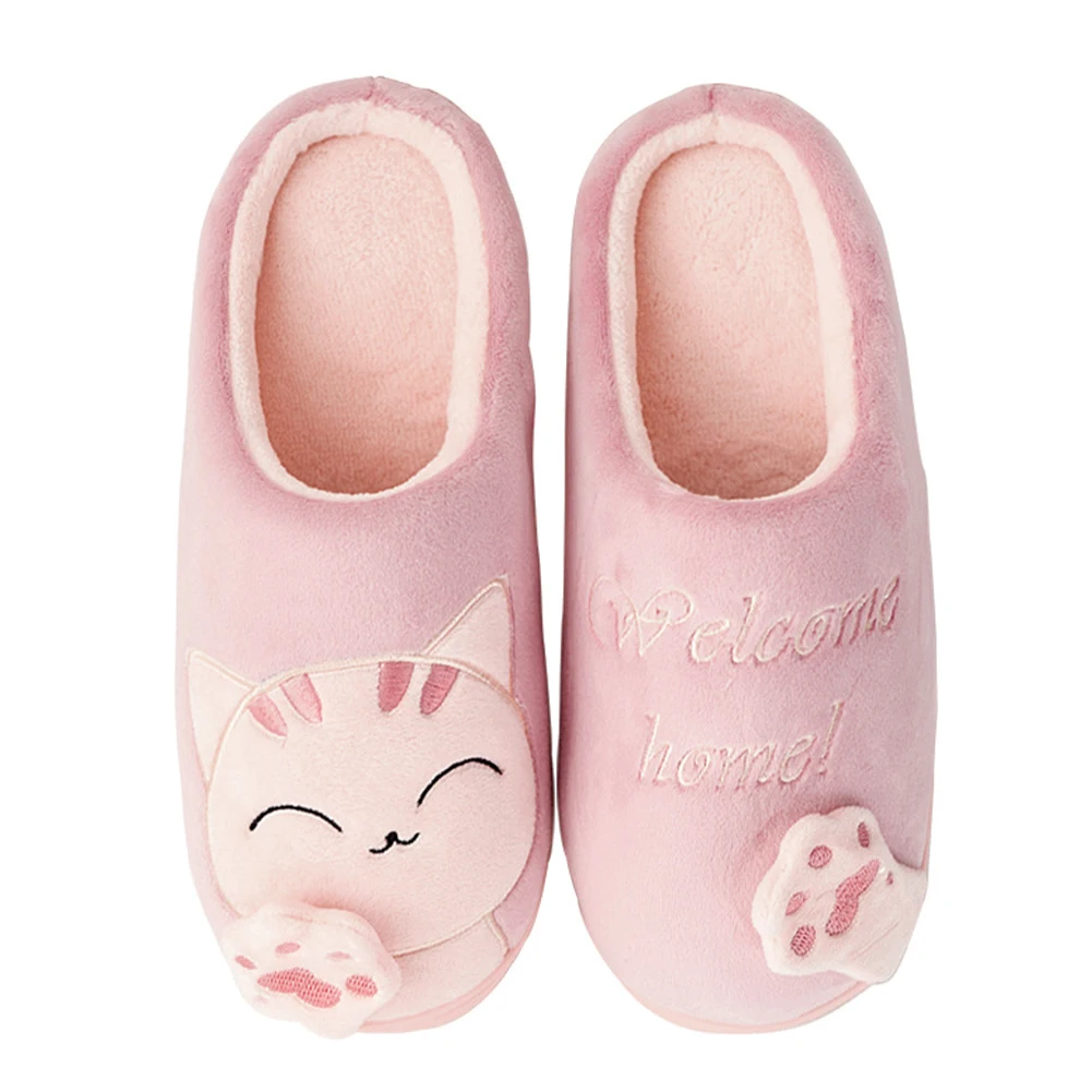 1pair Women Men Lightweight Adult Slippers Cute Soft Plush Non Slip Winter Bedroom Gift Home Keep Warm Cat Pattern Living Room
1pair Women Men Lightweight Adult Slippers Cute Soft Plush Non Slip Winter Bedroom Gift Home Keep Warm Cat Pattern Living Room