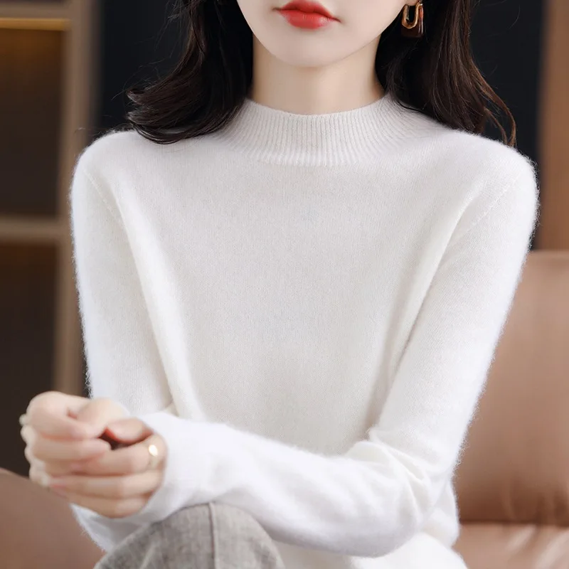 2021 NEW FASHION WOMEN Women's Bottoming Shirt Solid Color Long Sleeve T-Shirt High Neck Slim Top 2022
2021 NEW FASHION WOMEN Women's Bottoming Shirt Solid Color Long Sleeve T-Shirt High Neck Slim Top 2022