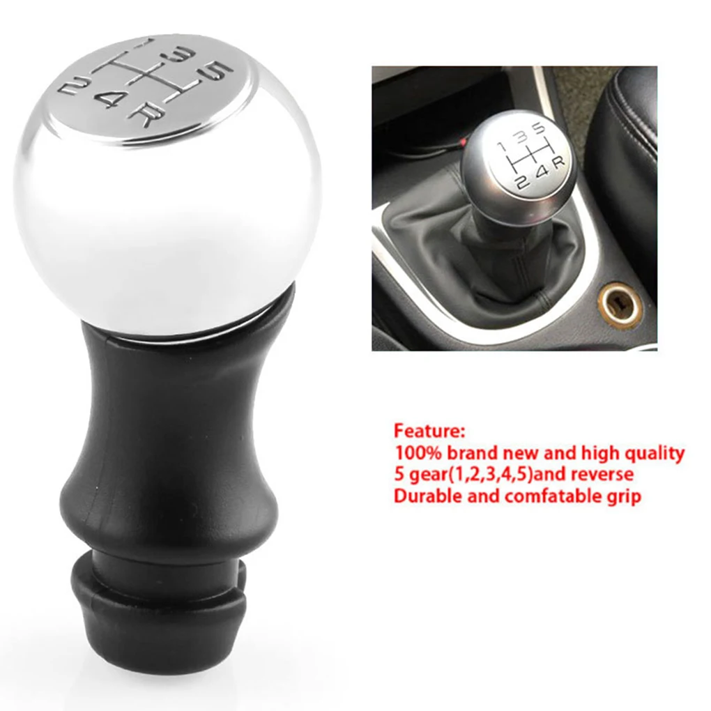 

Replacement for Peugeot 106 206 207 306 307 406 407 5-Speed Gear Shift Knob Alloy Car Gear Shifter 5-Speed with Durability