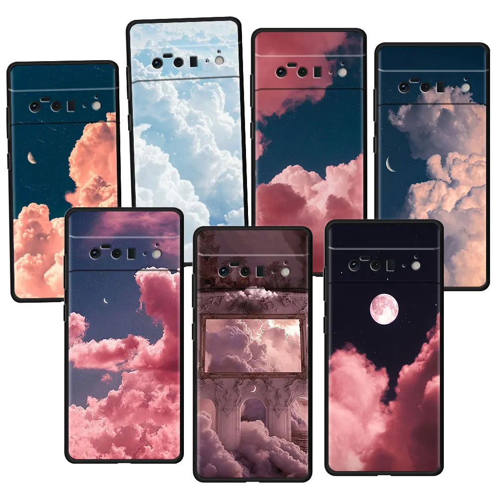 Phone Soft Cell Case for Google Pixel 5G 6 Pro 5 4 XL 5a 4a 3 Pixel4 4XL 6Pro 3XL Clouds Sunset Art Landscape Black
Phone Soft Cell Case for Google Pixel 5G 6 Pro 5 4 XL 5a 4a 3 Pixel4 4XL 6Pro 3XL Clouds Sunset Art Landscape Black