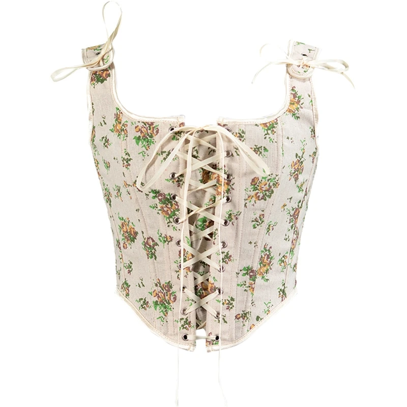 449B Backless Bustier Corset Tops For Women Floral Bustier Crop Top To Wear Out Vest Tops For Women Sexy Halter Top
449B Backless Bustier Corset Tops For Women Floral Bustier Crop Top To Wear Out Vest Tops For Women Sexy Halter Top