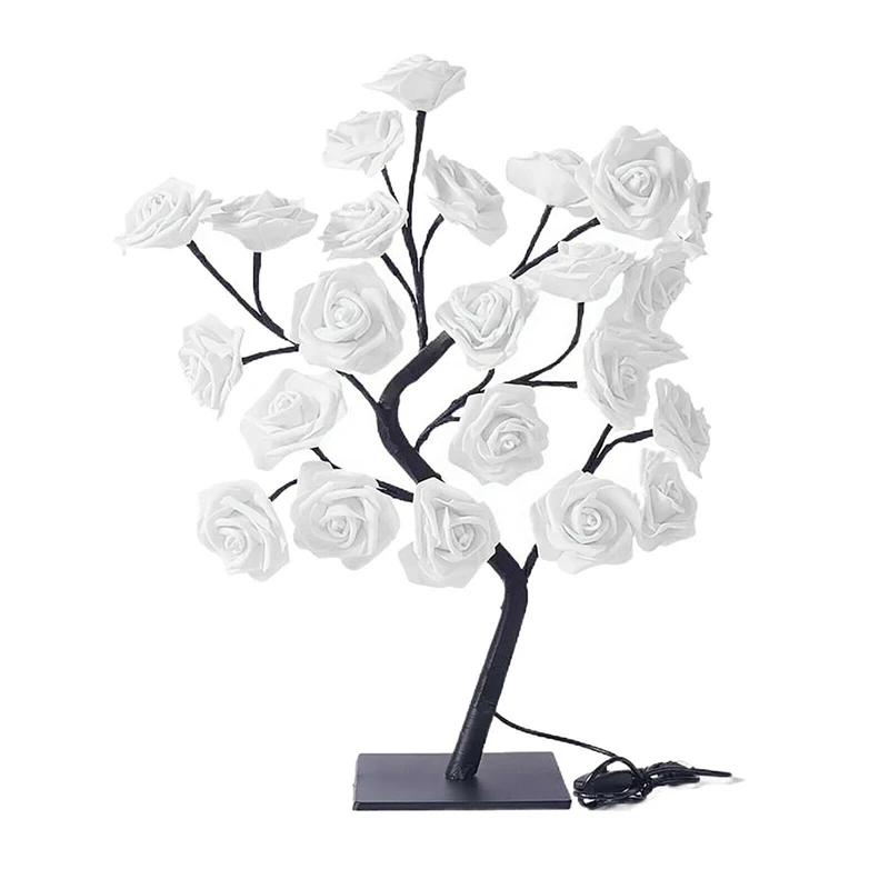 Hot HG-LED Rose Tree Bouquet Table Lamp Bedside Night Light USB Powered Home Decor Gift
Hot HG-LED Rose Tree Bouquet Table Lamp Bedside Night Light USB Powered Home Decor Gift