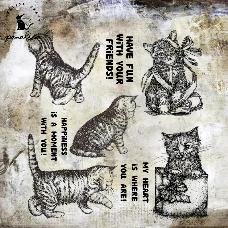 Panalisacraft Cute Pet Cat Clear Stamp Transparent Clear Silicone Stamps DIY Scrapbooking/Card Making/Kids Crafts Decoration
Panalisacraft Cute Pet Cat Clear Stamp Transparent Clear Silicone Stamps DIY Scrapbooking/Card Making/Kids Crafts Decoration