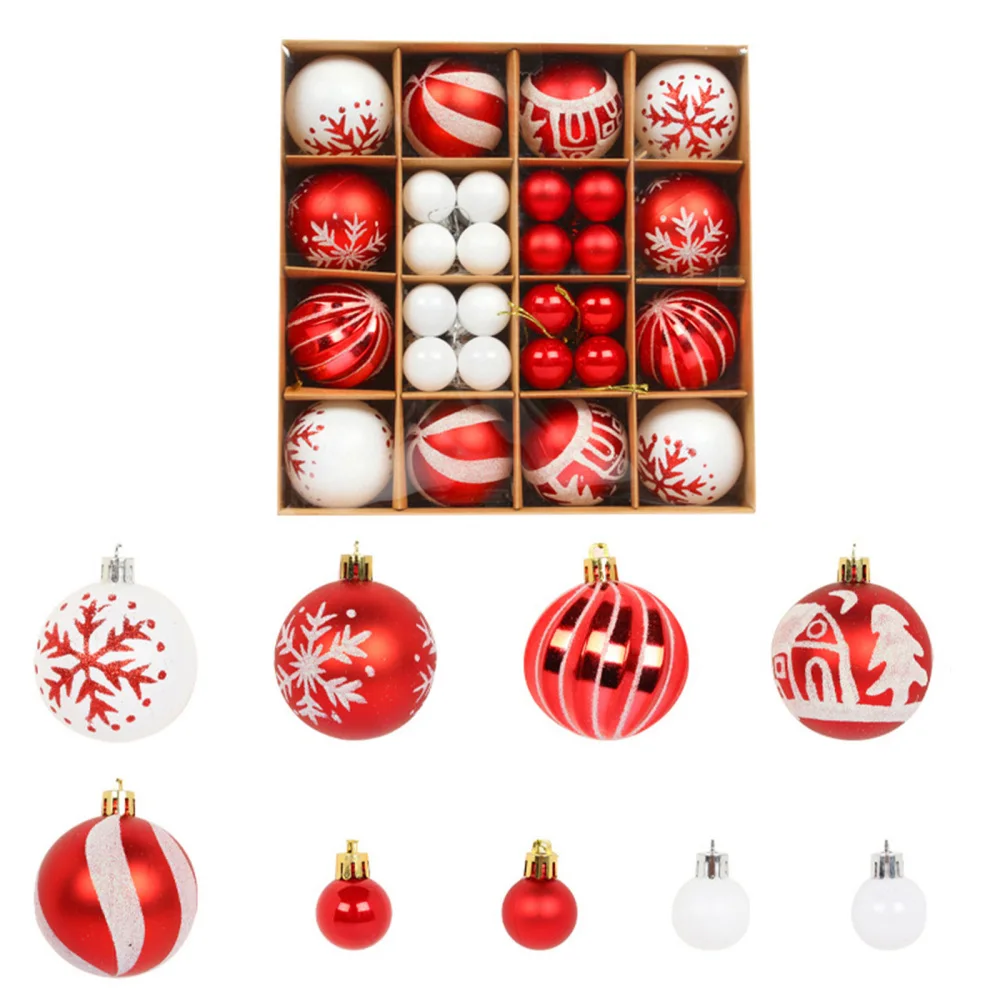 Christmas Decorative Ball Set Xmas Tree Hanging Pendant Ornament For Home New Year Party Supplies Red Green Painted Decor
Christmas Decorative Ball Set Xmas Tree Hanging Pendant Ornament For Home New Year Party Supplies Red Green Painted Decor