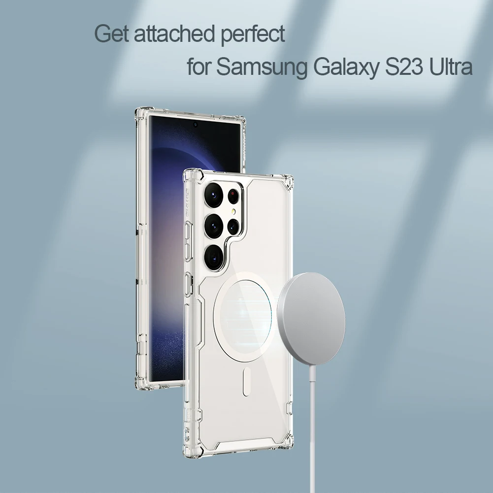 NILLKIN for Samsung Galaxy S23/S23+ S23 PLUS/S23 Ultra Nature TPU Pro Magnetic transparent Case anti fall Minimal phone shell
NILLKIN for Samsung Galaxy S23/S23+ S23 PLUS/S23 Ultra Nature TPU Pro Magnetic transparent Case anti fall Minimal phone shell