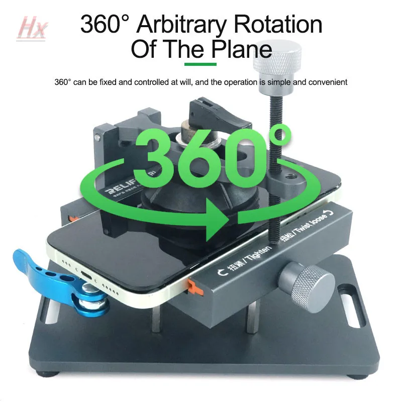360° rotating screen removing fixture RELIFE RL-601s Plus IPone with Huawei universal screen removing device without heating
360° rotating screen removing fixture RELIFE RL-601s Plus IPone with Huawei universal screen removing device without heating