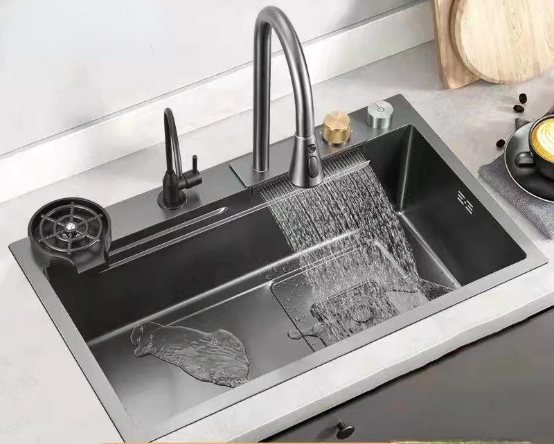Kitchen Sink Nano Washing Basin 304 Stainless Steel Thickened Handmade Vegetable Washing Sink Internet Celebrity Sink Large
Kitchen Sink Nano Washing Basin 304 Stainless Steel Thickened Handmade Vegetable Washing Sink Internet Celebrity Sink Large