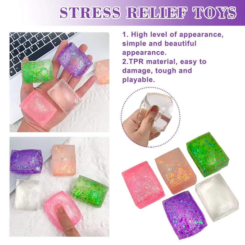 

New Release Boredom And Stress Relief Ice Block Toys Fun Gift Birthday And Decompression Adult Strange Children's M9k1