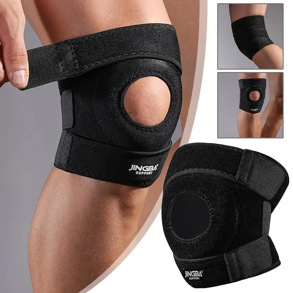Adjustable Compression Knee Pads Black Polyester Fiber Sports Workout Protective Support Elastic Knee Brace Gear Breathable T5L9
Adjustable Compression Knee Pads Black Polyester Fiber Sports Workout Protective Support Elastic Knee Brace Gear Breathable T5L9